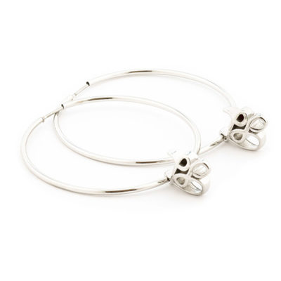 Lucky Hoop Silver