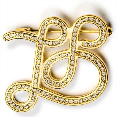 LB Brooch
