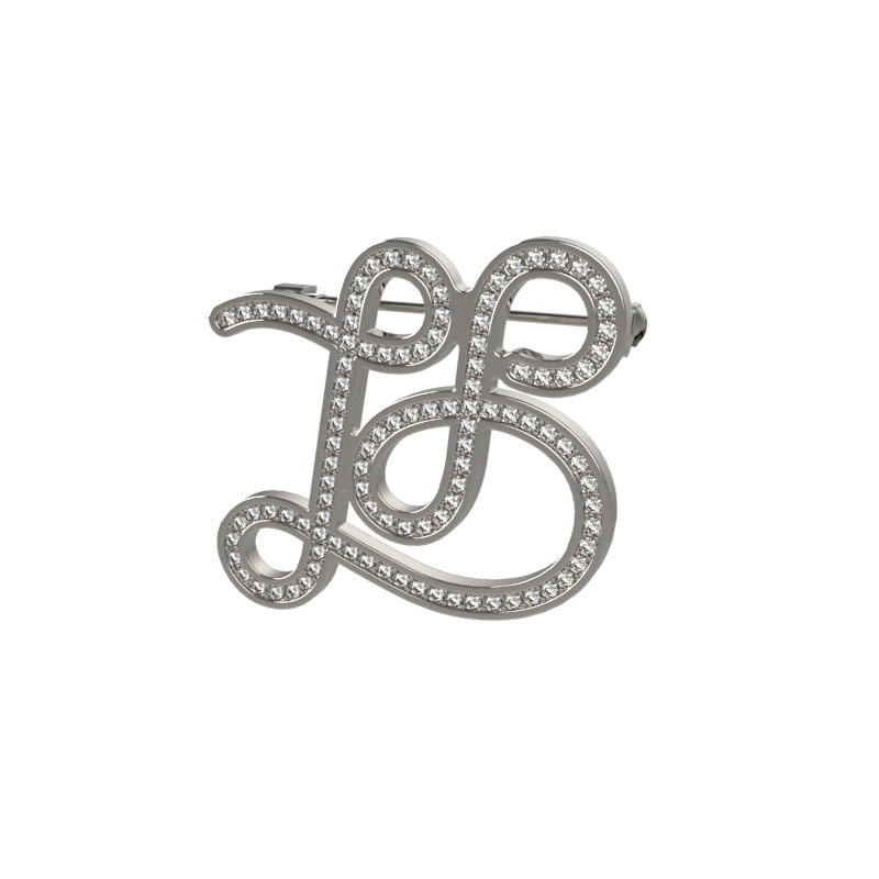 LB Silver Brooch - Obrázek 3